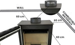Verso 3 Kaminofen 5 kW EEK A+ BImSchV Stufe 2 EcoDesign 2022 Schwarz
