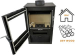Verso 3 Kaminofen 5 kW EEK A+ BImSchV Stufe 2 EcoDesign 2022 Schwarz