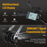 HITWAY BK15 E-Mountainbike 26 Zoll Pedelec 250W 36V12Ah Schwarz