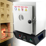 Elektrischer Sinterofen 1750 W 1150 °C Keramikfaser Weiß A-1