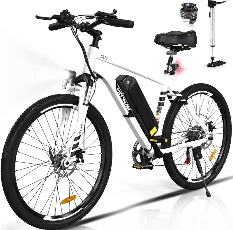 HITWAY BK15 E-Mountainbike 26 Zoll Pedelec 250W 36V12Ah Schwarz